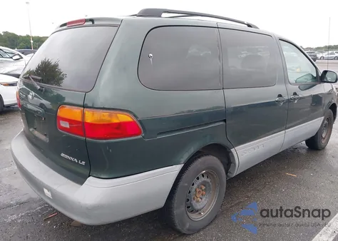 1999 Toyota Sienna Le z USA, uszkodzony, nr VIN 4T3ZF13C2XU121880